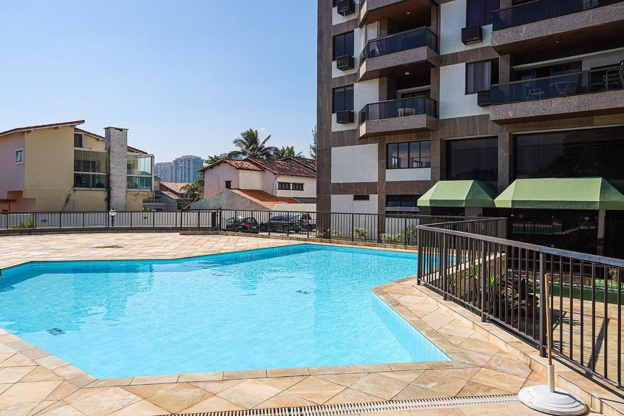 리오데자네이루 Acolhedor Flat A Beira-Mar Na Barra Da Tijuca 아파트 외부 사진